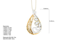 SET90142P- Jewelry CAD Design -Pendant Sets