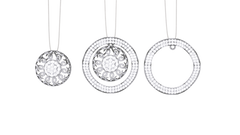 SET90155P- Jewelry CAD Design -Pendant Sets