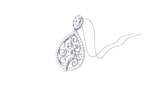 SET90169P- Jewelry CAD Design -Pendant Sets