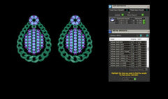 SET90185E- Jewelry CAD Design -Pendant Sets