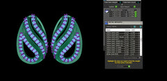 SET90198E- Jewelry CAD Design -Pendant Sets