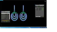 SET90331E- Jewelry CAD Design -Pendant Sets