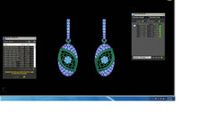 SET90347E- Jewelry CAD Design -Pendant Sets