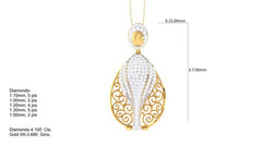 SET90350P- Jewelry CAD Design -Pendant Sets