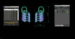 SET90394E- Jewelry CAD Design -Pendant Sets