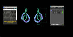 SET90395E- Jewelry CAD Design -Pendant Sets