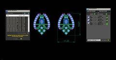 SET90410E- Jewelry CAD Design -Pendant Sets