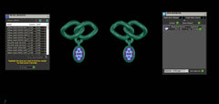 SET90569E- Jewelry CAD Design -Pendant Sets