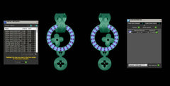 SET90573E- Jewelry CAD Design -Pendant Sets