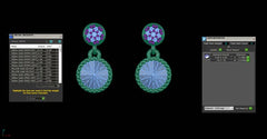 SET90585E- Jewelry CAD Design -Pendant Sets