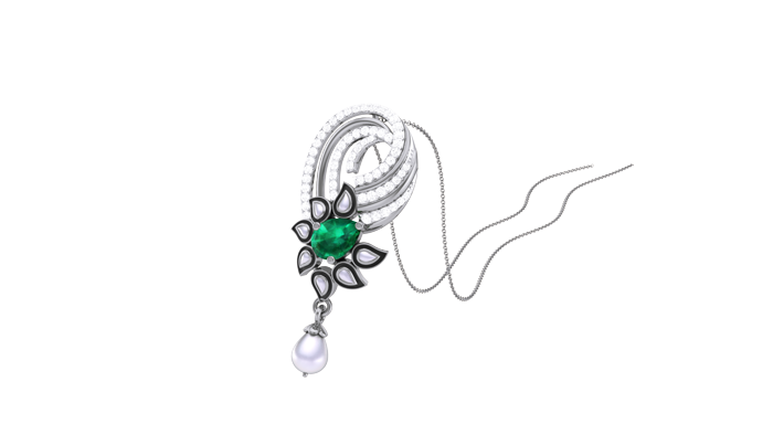 PN90861- Jewelry CAD Design -Pendants, Enamel Collection, Pearl Collection, Fancy Diamond Collection, Color Stone Collection