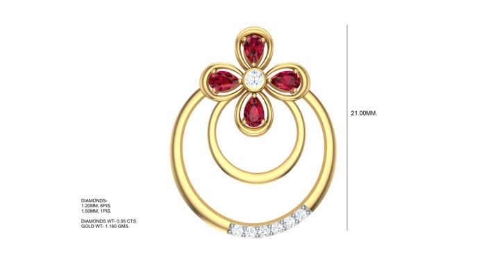 PN90120- Jewelry CAD Design -Pendants, Fancy Collection, Fancy Diamond Collection, Color Stone Collection
