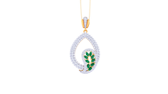 PN90561- Jewelry CAD Design -Pendants, Fancy Collection, Fancy Diamond Collection, Color Stone Collection