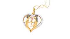 PN90005- Jewelry CAD Design -Pendants, Heart Collection, Light Weight Collection