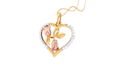 PN90008- Jewelry CAD Design -Pendants, Heart Collection, Light Weight Collection