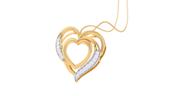 PN90011- Jewelry CAD Design -Pendants, Heart Collection, Light Weight Collection