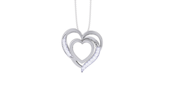 PN90011- Jewelry CAD Design -Pendants, Heart Collection, Light Weight Collection