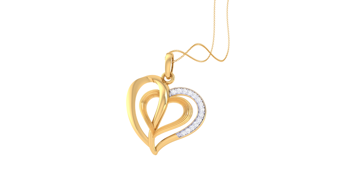 PN90014- Jewelry CAD Design -Pendants, Heart Collection, Light Weight Collection