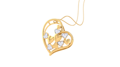 PN90015- Jewelry CAD Design -Pendants, Heart Collection, Light Weight Collection