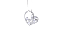 PN90015- Jewelry CAD Design -Pendants, Heart Collection, Light Weight Collection