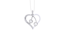 PN90016- Jewelry CAD Design -Pendants, Heart Collection, Light Weight Collection