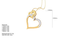 PN90018- Jewelry CAD Design -Pendants, Heart Collection, Light Weight Collection