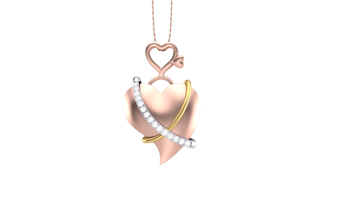 PN90201- Jewelry CAD Design -Pendants, Heart Collection, Light Weight Collection