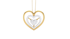 PN90205- Jewelry CAD Design -Pendants, Heart Collection, Light Weight Collection