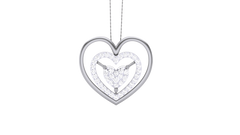 PN90205- Jewelry CAD Design -Pendants, Heart Collection, Light Weight Collection