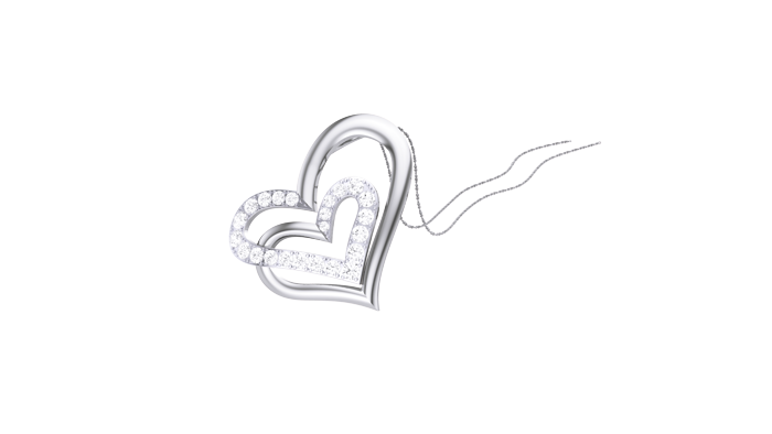 PN90215- Jewelry CAD Design -Pendants, Heart Collection, Light Weight Collection