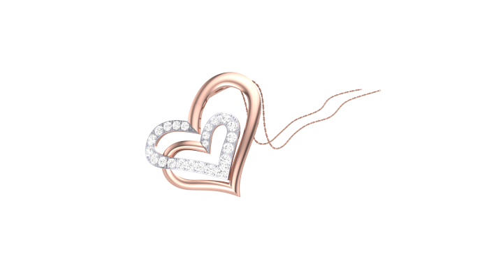 PN90215- Jewelry CAD Design -Pendants, Heart Collection, Light Weight Collection