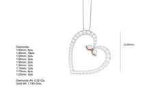 PN90216- Jewelry CAD Design -Pendants, Heart Collection, Light Weight Collection