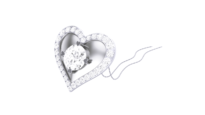 PN90218- Jewelry CAD Design -Pendants, Heart Collection, Light Weight Collection