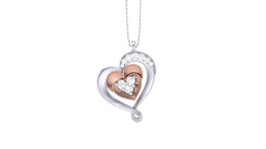 PN90222- Jewelry CAD Design -Pendants, Heart Collection, Light Weight Collection