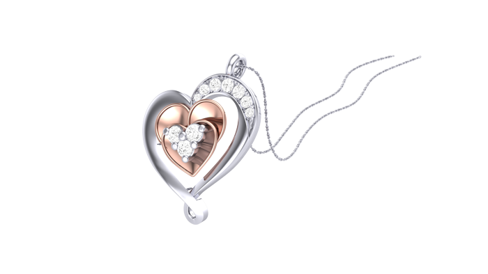 PN90222- Jewelry CAD Design -Pendants, Heart Collection, Light Weight Collection