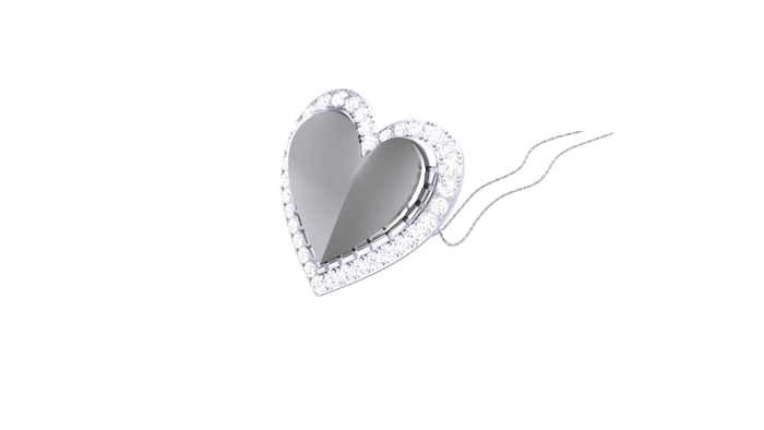 PN90233- Jewelry CAD Design -Pendants, Heart Collection, Light Weight Collection