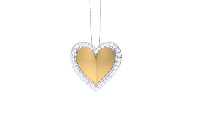 PN90233- Jewelry CAD Design -Pendants, Heart Collection, Light Weight Collection