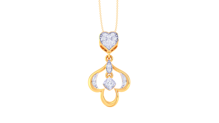 PN90751- Jewelry CAD Design -Pendants, Heart Collection, Light Weight Collection