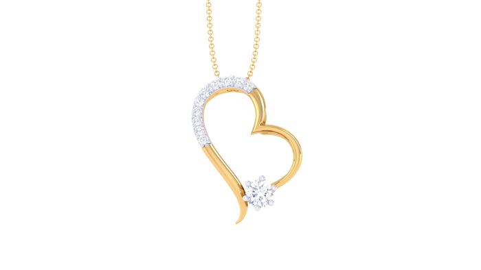 PN90848- Jewelry CAD Design -Pendants, Heart Collection, Light Weight Collection