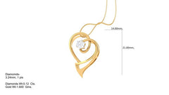 PN90849- Jewelry CAD Design -Pendants, Heart Collection, Light Weight Collection