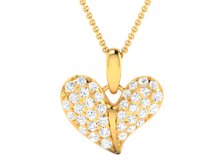 PN91353- Jewelry CAD Design -Pendants, Heart Collection, Light Weight Collection