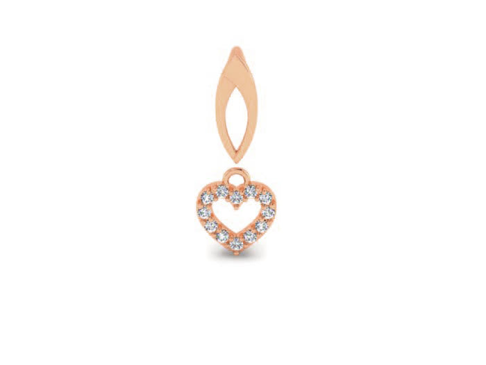 PN91358- Jewelry CAD Design -Pendants, Heart Collection, Light Weight Collection