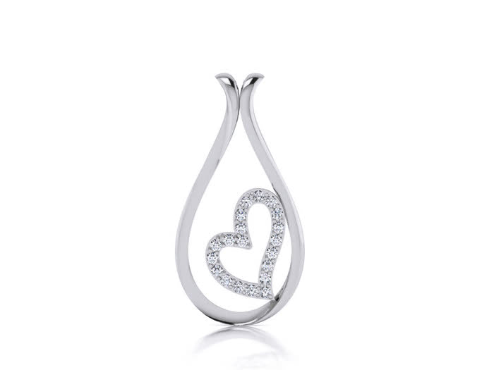 PN91393- Jewelry CAD Design -Pendants, Heart Collection, Light Weight Collection