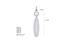 PN90180- Jewelry CAD Design -Pendants, Light Weight Collection