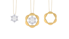 PN90207- Jewelry CAD Design -Pendants, Light Weight Collection