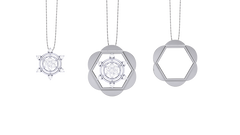 PN90207- Jewelry CAD Design -Pendants, Light Weight Collection