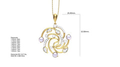 PN90337- Jewelry CAD Design -Pendants, Light Weight Collection