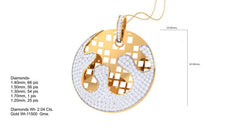 PN90365- Jewelry CAD Design -Pendants, Light Weight Collection