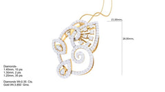 PN90417- Jewelry CAD Design -Pendants, Light Weight Collection