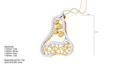 PN90445- Jewelry CAD Design -Pendants, Light Weight Collection